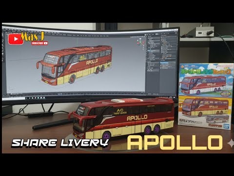 Share livery bussid tronton jetbus 5 ,bus legend yang bernama po.apollo ekonomi balap