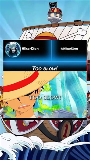 Too Slow! 😈⚡ | Coldest Anime Moment#onepiece