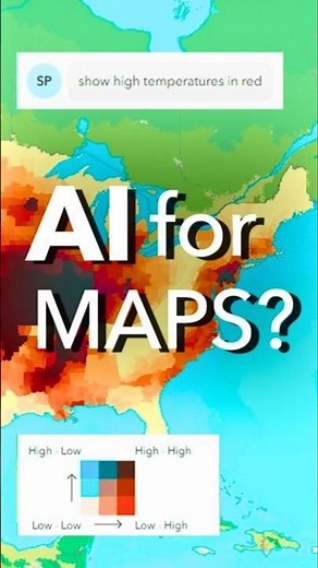 AI for Mapping Software #arcgis #gis #esri #generativeai