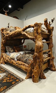 1.7M views · 45K reactions | Beautiful Bunk Beds朗 | My Rustic Cabins | Facebook