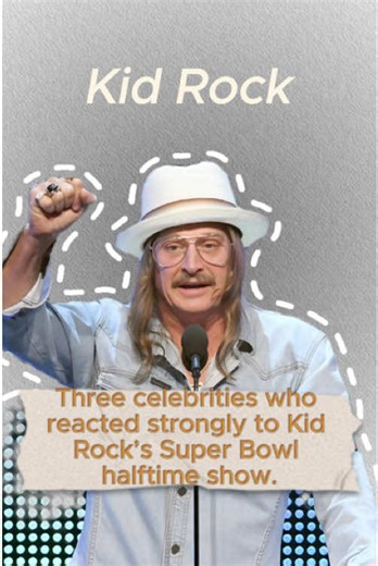 Celebrities React to Kid Rock's Super Bowl Halftime Show