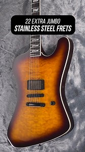 102 reactions | Neck-thru-body for endless sustain. Quilt top. Stainless frets. Reverse headstock. Exclusive Seymour Duncan Custom 14 pickup. | ESP Guitars | Facebook