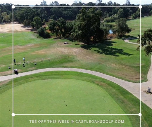 Don’t fall out of practice! ⛳ Stop by the putting green, the range, and the course to keep improving your game all season long. www.castleoaksgolf.com | Castle Oaks Golf Club
