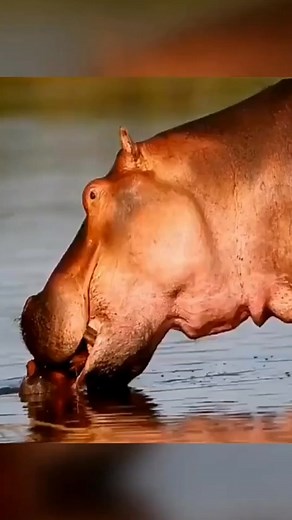 Angry hippo attack calves | animalcaught