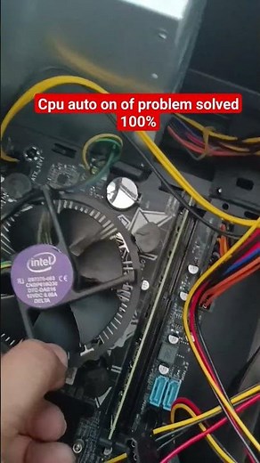 cpu auto on off problem solved