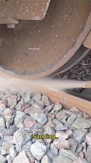 Why Trains Use Sand on Tracks in Winter? | Railway Safety Secret Explained 🚆 | #Railway #TrainFacts