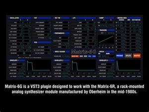 Matrix-6G VST3: Free, Open-Source Editor/Librarian Plugin for the Oberheim Matrix-6R