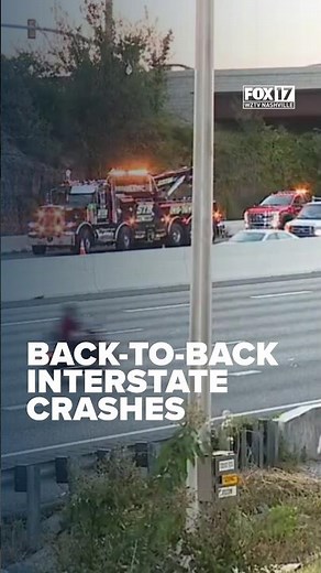 Back-to-back crashes snarl traffic on Interstate 24; One dead