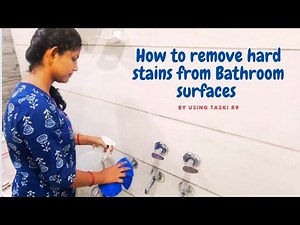 How to Deep clean Bathroom by using Taski R9 #cleaningsolutions