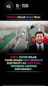 China Builds Solar Roads That Generate Electricity as Cars Drive! | Sustainable Innovation 2025