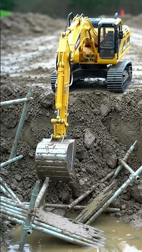 Ultimate RC Construction: Excavator Digging & Concrete Mixing! 🏗️