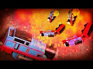 Thomas The Tank Engine - Accidents Can Happen with EXPLOSION ! Charlemagne