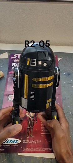 Estes Star Wars R2-D2 to R2-Q5 Imperial Astromech Droid. #rocketry #starwars #sithlord