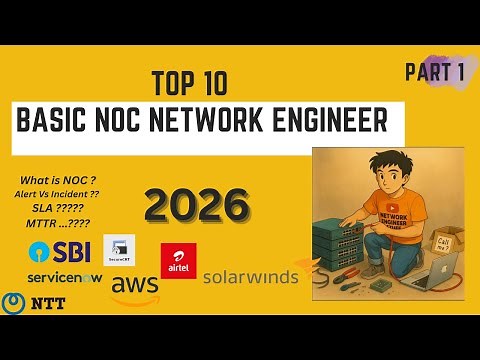 TOP 10 BASIC NOC NETWORK ENGINEER INTERVIEW Questions and Answers | Part 1 | 2026