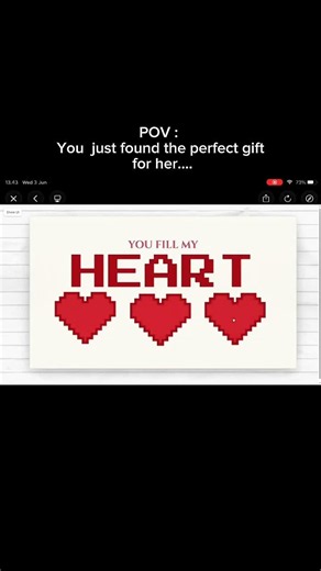 fill my heart minecraft inspired gift