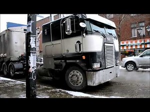 PETERBILT COE / INTL / FREIGHTLINER TRUCKS IN SNOW REMOVAL
