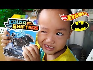 Unboxing Mainan Mobil mobilan Hot Wheels Color Shifters Bat Mobile Batman | #ArkaToys