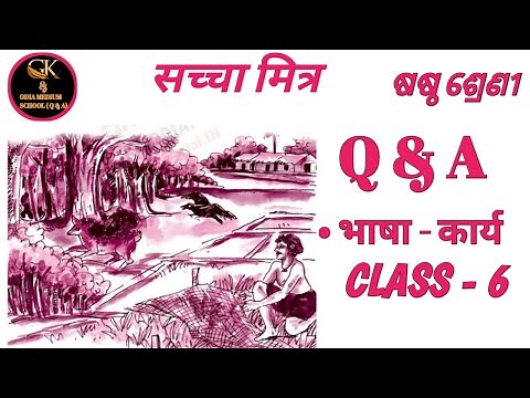 Sachcha Mitra Class 6 Hindi Questions Answers ।। सच्चा मित्र ।। ODIA MEDIUM SCHOOL STUDENTS