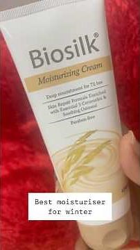 Biosilk moisturiser for winters|winter moisturiser |Ceramide moisturiser