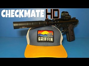 Griffin Armament Checkmate HD - SUPER Quiet .22 Suppressor