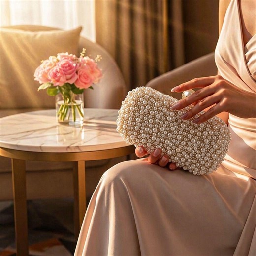 Elegant Pearl Wedding Clutch Bag,wedding Clutch Bag,wedding Day,bride Bag,wedding Bag,pearl Beaded Wedding Clutch Bag,bag Purse Hen Party, - Etsy