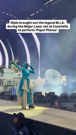 diplo brought out the ICON miamatangi during the coachella majorlazer set to perform the GAME