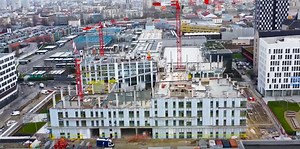 Time-lapse de la construction du Campus Condorcet