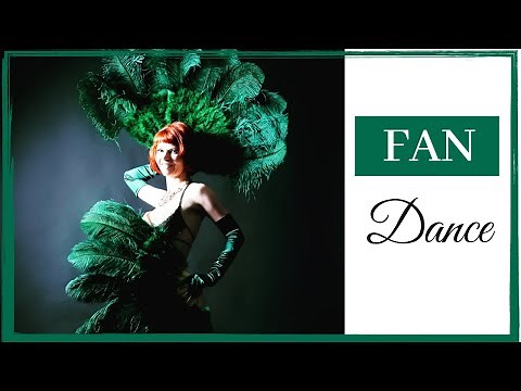 How to FAN DANCE - 1 Move 5 Variations - Burlesque Feather Fan Dance for beginners - Tutorial