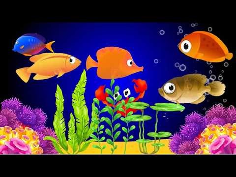 4k Baby Lullaby🐟Soothing fishes🐟Calming Undersea Animation🐟Aquarium #lullaby #sleepmusic #161