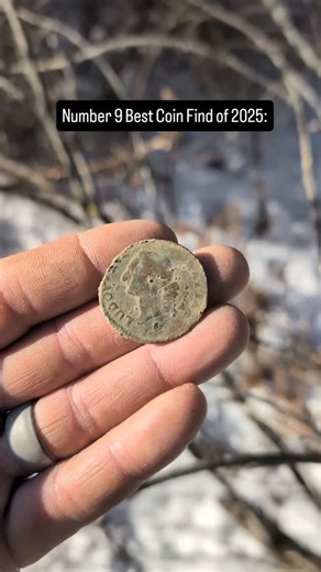 Max Cane on Instagram: "Number 9 best coin find of 2025: A 1777-1791 French 1 Sol with a dramatic double strike error!!! I've only ever found a few 18th century French coppers so it's already a pretty rare find, but the error makes it quite unique! It's actually in remarkable condition considering it's a field find and the bust is clear enough to see part of the second bust shadowing the first. I wonder if someone in the 1700s kept it in their pocket because they thought it was cool too! #metald