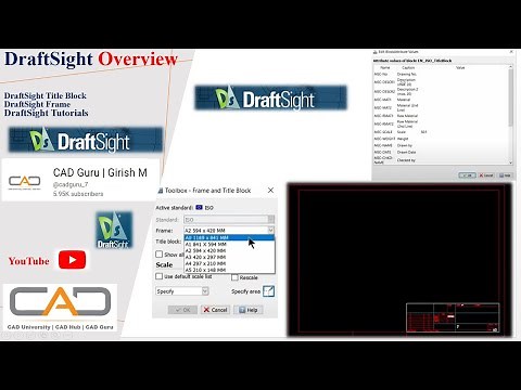 DraftSight Title Block