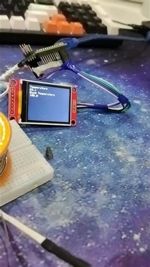 arduino temperature controller and display #arduino