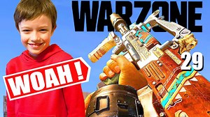 Nerf Gun Baby with GROZA Destroys Warzone! (7 Year Old | 29 K/ILL Plunder)