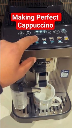 Perfect Cappuccino in Seconds ☕ | De’Longhi Magnifica Evo Magic 🔥