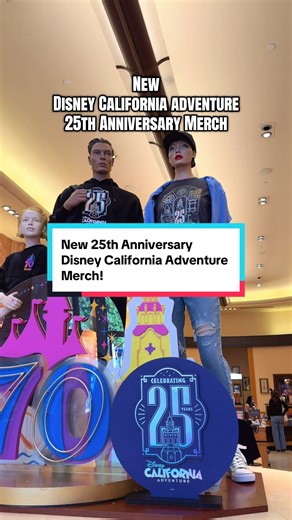 25th Anniversary Disney California Adventure Merchandise