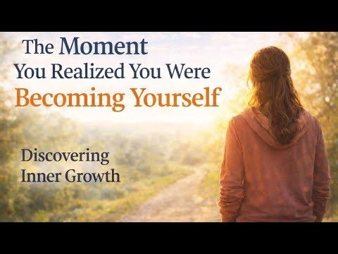The Moment You Realized You Were Becoming Yourself