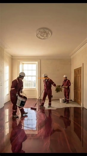 This Living Room Wine Epoxy Floor is Insane #interiordesign #design #epoxyfloor #home #satisfying