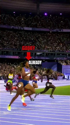 Gabby Thomas's Absent Father Came To See Her Run! 😱🇺🇸