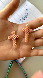 TUTORIAL de cruz con cristales! 🥰 #hechoamano #handmade #accesorios #accesories #bisuteria | Amanda es.creativa