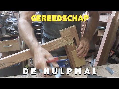 Timmertip 897 Een mal om recht te boren maken
