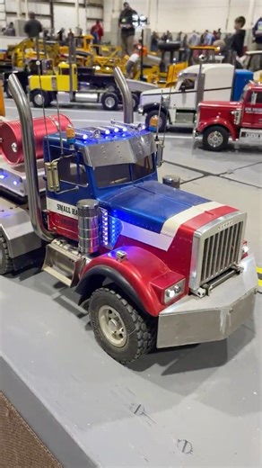 RC Semi truck loaded up and heading to the job site