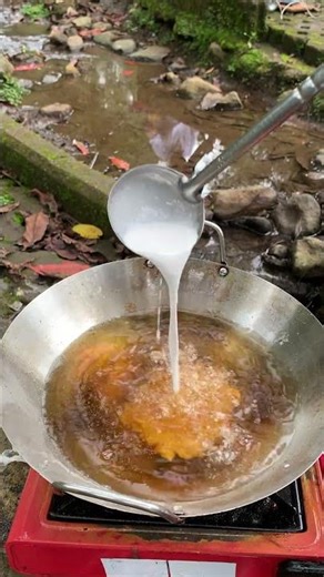 Cook tapioca flour #dri