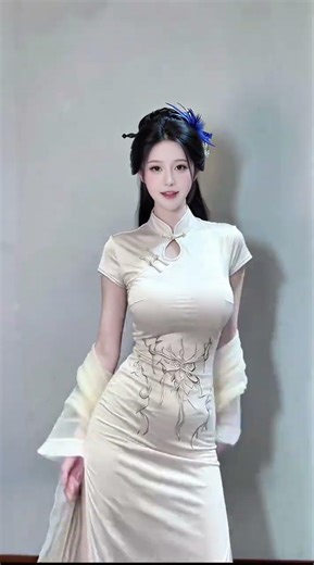 Improved cheongsam, cheongsam, classical dance, classical dance costumes fairy spirit