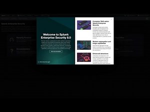 Splunk Enterprise Security 8.0 Comprehensive Demo - The Market-Leading SIEM for the SOC of the Futur