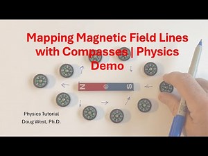 Mapping Magnetic Field Lines with Compasses | Physics Demo