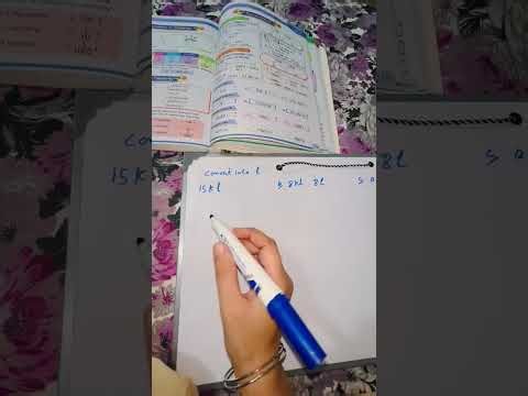 Measurement of capacity #mathematics #measurement