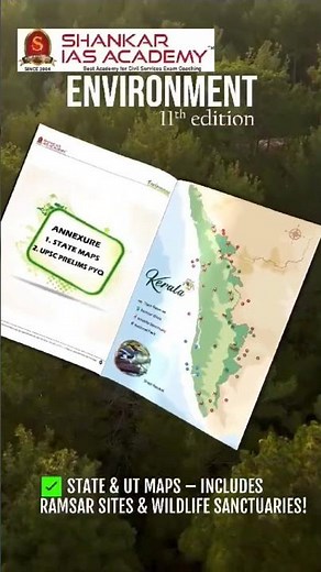 Shankar IAS Academy Launches 11th Edition of Environment Book | Must-Have for UPSC Aspirants!