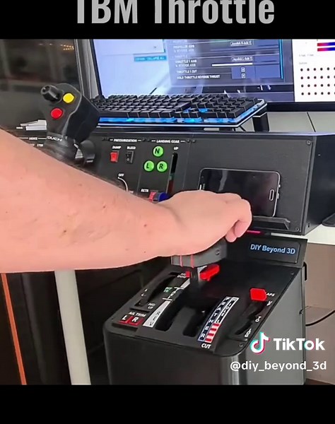 #tbm #throttle #console #chopper #fly #flight #sim #simulator #diy #3d #printed #joystick #game #beyond #fun #game #msfs #elite #dangerous