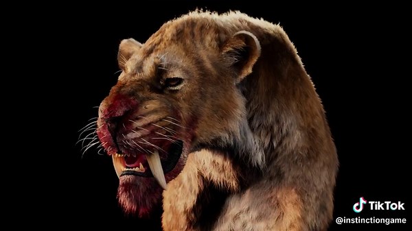 Smilodon's powerful presence, allowing you to experience firsthand the awe-inspiring majesty of this apex predator. Join us on a journey back in time on our YouTube channel, where you can explore and learn more about this fascinating creature like never before. Best way to support us is Wishlist on Steam. Link in bio. Become a Supporter and help us shape and improve INSTINCTION at playinstinction.com #smilodon #instinction #dfwd #dontfwithdinosaurs #catsoftiktok #fyp #boopthesnoot #sabretoth #di