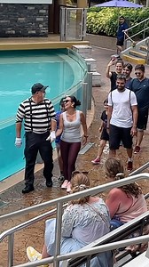 95K views · 10K reactions | Smooth operator says nope never mind  Tom the mime Seaworld antics #seaworldmime #tomthemime | Eryka Travel | Facebook